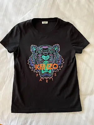$20 • Buy Boys KENZO Tiger Logo Printed T-Shirt Tee NO SIZE REFER TO MEASUREMENTS - New!