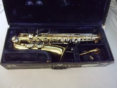 Vintage 'the Parisian Ambassador' Made In France For F.e. Olds Tenor Saxophone • $199.99