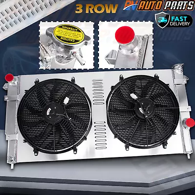 3 Row Radiator Shroud Fan For Dodge Ram 2500 3500 Quad Cab 5.9L Turbo 1994-2002 • $279