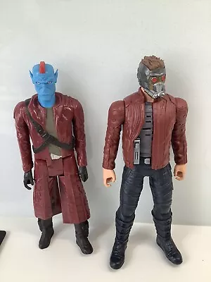 Yondu & Talking Starlord Figures - Marvel Guardians Of The Galaxy 12 Inch • £3.99