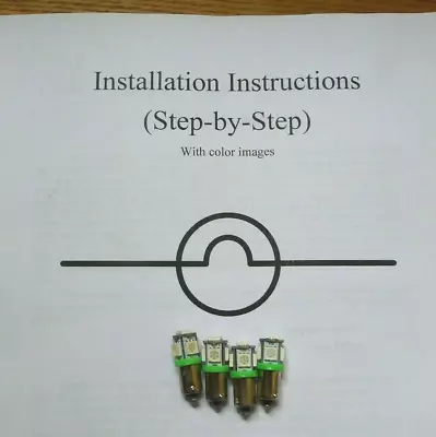 Mcintosh C26 PreAmplifier Front Panel LED Bulbs Lights Lamps Kit Instructions • $29.50