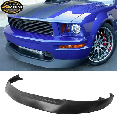 Fits 05-09 Ford Mustang V8 GT 4.6L Front Bumper Lip Spoiler Unpainted PU • $116.93