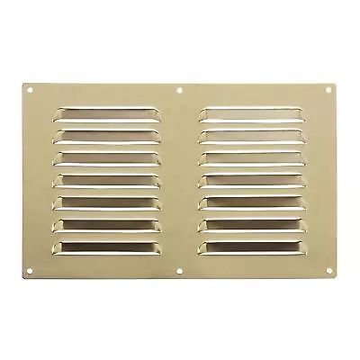 Louvre Air Vents Aluminium Brass Steel Chrome Anthracite Gold Brass • £5.03