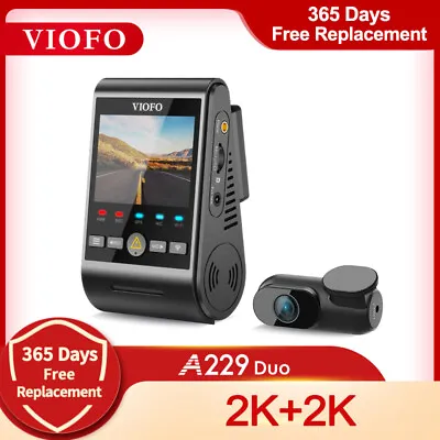 $335 • Buy VIOFO A229 Duo Dual Channel Front 2K And Rear 2K Built-in 5GHz Wi-Fi And GPS NEW
