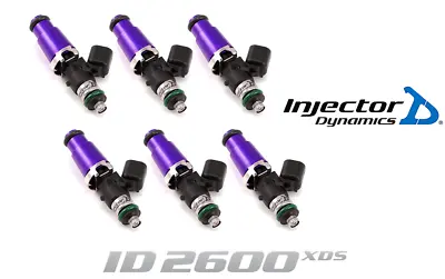 Injector Dynamics 2600-XDS Fuel Injector 6Pc 60mm For Porsche / Toyota / Pontiac • $3378.15
