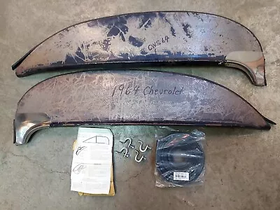 1964 Chevrolet Fender Skirts  Original Foxcraft Cws 64 Impala Belair Steel Pair • $964.99