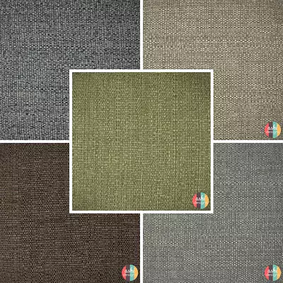 £8.99 • Buy Basket Weave Woven Fabric Upholstery Material Craft Cushion Furnishing FR BS7177