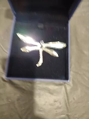 Crystal Dragonfly Pin Coin Used For Sizing • $20