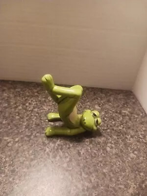 Norcrest Tumble Posing Green Frog Figurine Yoga Japan Ceramic Vintage • $8