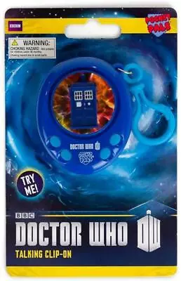 Underground Toys Doctor Who Tardis Pocket Pal Talking Clip-On Key Chain • £7.72