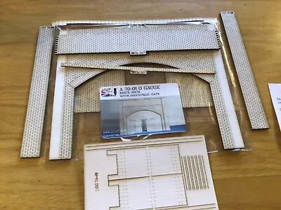 LCUT Brick Arch With Industrial Gate Kit O Gauge Unmade • £10