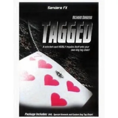 Tagged By Richard Sanders (DVD And Gimmick) - Magic TrickCard MagicIllusion • $11.89