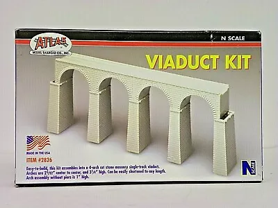 Atlas N Scale U/a  Viaduct  Model Kit #2826 Hard To Find   N  Model  Dead Stock • $23