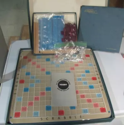 Vintage Deluxe  Edition Scrabble 1966 Selchow Righter • $11.50