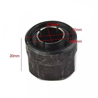 13MM Metal 1/2  Collet Nut Plunge Router Parts For Makita 3612 22.5*27mm  Black • $9.32