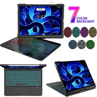 $66.49 • Buy Touchpad Keyboard Case Cover With Rotate For IPad 7/8/9/10th Gen Air 5 4 Pro 11 