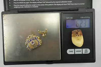 Antique 6.2grams 14K Solid Gold Scrap Large Masonic Elks BPOE Watch Fob • $250