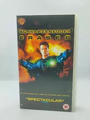 Eraser Starring Arnold Schwarzenegger On VHS Video Cassette Tape • $8.83