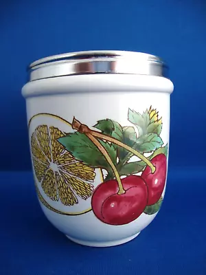 Wedgwood Egg Coddler Fruit Sprays Strawberries Lemon Cherries King Size (2 Eggs) • £14.95