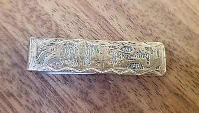 Vintage Sterling Silver Guatemala 900 Silver Tie Clip Vintage  • $29.99