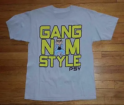 Gangnam Style T-Shirt S/S Cotton Lt Gray No Size S3244  • $19.99