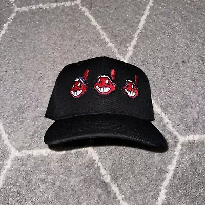 New Custom Cleveland Indians Guardians Snapback Hat Cap Vintage Patches  • $29.99