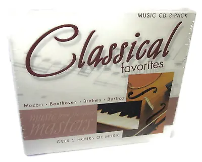Classical Favorites Mozart Brahms Beethoven Berlioz Compilation CD Set (2005) • $12.95