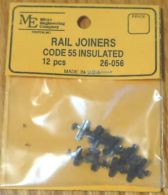 Micro Engineering Inc. N #26-056 Plastic Insulated Rail Joiners Code 55 (12) • $4.41