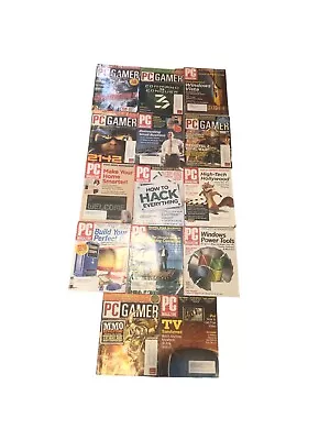 PC Gamer Magazine Misc From 2005 2006 As Shown Lot Of 14 Total Issues NO DISCS • $55