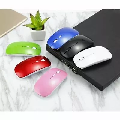 £3.79 • Buy Wireless Mouse Pc Optical Laptop Cordless Usb Computer 2.4GHz Mice Scroll Rgb UK