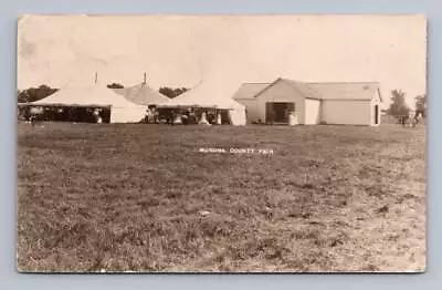 Monona County Fair RPPC Antique Iowa Real Photo Postcard 1907 • $19.99