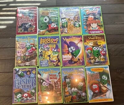 Veggie Tales DVD Lot (12 DVDS) • $40