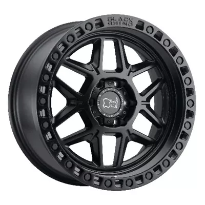 Black Rhino GM Truck SUV Wheel Rim Kelso Matte Black W|Blk Bolts 17x9|6x5.5 1 Ea • $310