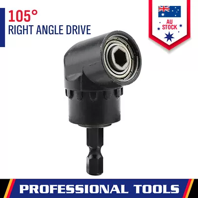 105 Degree Right Angle Drive Extension Power Screwdriver Drill Socket Adapter AU • $8.95