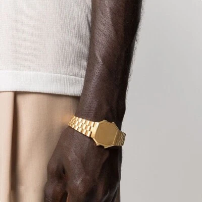AMBUSH Timeless Silver Gold Metal Charm Watch Design Bracelet Jewelry Unisex Hot • £26.40