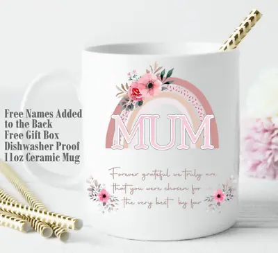 Personalised Mothers Day Mug Mummy Step Mum Grandma Nanny Nan Mam Nanny Gift • £9.25