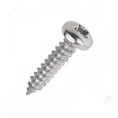 Self Tapping Pan Head Screws 6 8 10 12 Gauge Pan Head Pozi BZP Tappers Zinc • £2.99