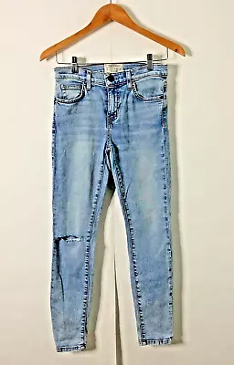 Current Elliott The Ankle Skinny Jeans Heartbreak Destroyed Distressed Size 26 • $18.81