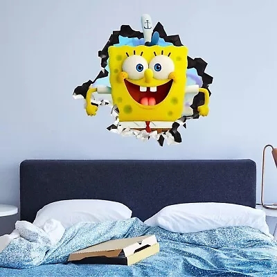 £72.48 • Buy SpongeBob SquarePants Custom Wall Decals 3D Wall Stickers Art - JO497
