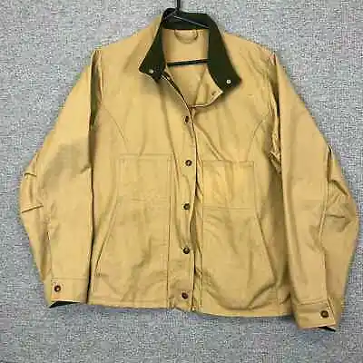 Vintage 1990s Filson Co Tan Tin Cloth Workwear Outdoor Gear High Quality Jacket  • $162.49