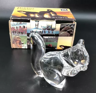 Hadeland Norway Art Glass Squirrel Figurine With Box 39449 • $20