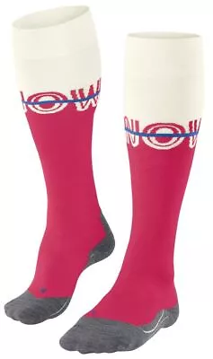 Falke Womens SK4 Advance Skiing Knee High Socks - Rose Red • £38.95