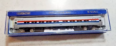 Vintage Bachmann N Scale 85' BUDD Amfleet Coach Amtrak Lighted • $18