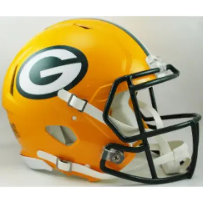 Green Bay Packers Full Size Authentic Revolution Speed Football Helmet - NFL. • $284.99