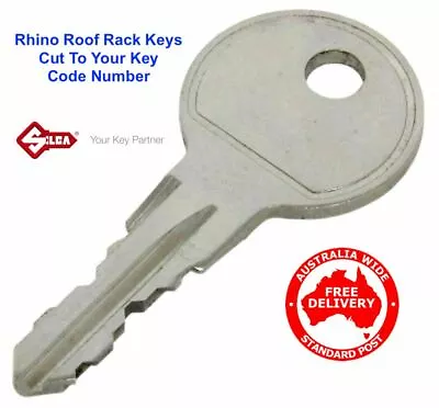 Suits THULE Roof Rack Or Pod Lock Key Cut To Code Number FREE POST • $13.50