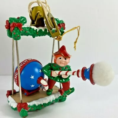 Vintage Montgomery Ward Rudolph's Workshop Ornament Elf ACME Snow Machine • $17.99