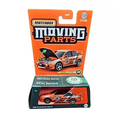 🔥1996 Mitsubishi EVO IV  SUPER CHASE  2024 Matchbox Moving Parts • $58