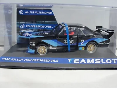 Team Slot Ford Escort Mkii Zakspeed Gr.6  Black/blue  #2 13102  1:32 Slot Bnib • £49.99