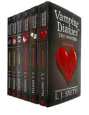 Vampire Diaries Complete Collection 6 Books Set By L. J. Smith (The Hunters)NEW • £29.90