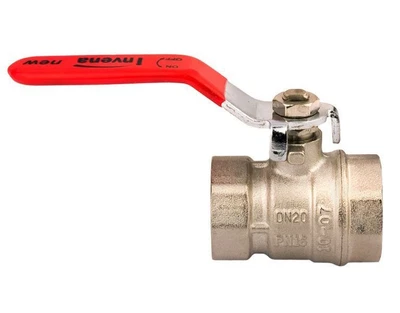 £14.99 • Buy 1/2  - 2  Inch BSP Water Lever Type Ball Valve Female Red Handle Quarter Turn